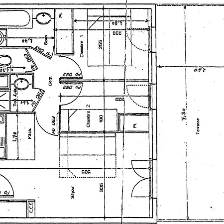 アパート T3 Vallee Blanche レ・デュー・アルプ